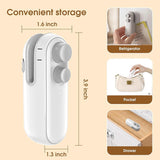 Rechargeable Small 2-in-1 Snack Sealer Household Mini Sealing Machine