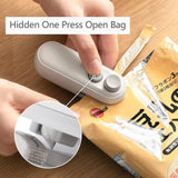 Rechargeable Small 2-in-1 Snack Sealer Household Mini Sealing Machine