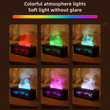 Flame Aromatherapy Diffuser – 3D Fire Effect & Essential Oil Humidifier
