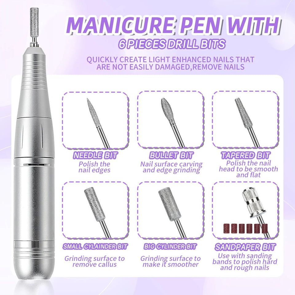 Electric Nail Grinder – Safe & Smooth Nail Shaping for Hands & Feet