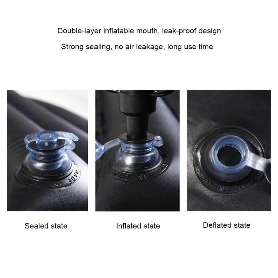 Inflatable Car Bed Air Mattress – Travel Comfort Sleeping Mat for Back Seat & Camping