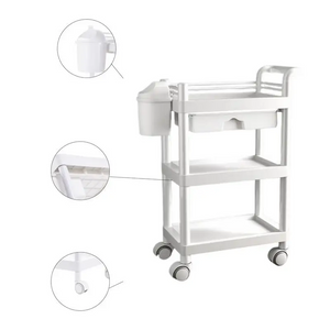 3-Tier Rolling Storage Trolley – Mobile Organizer for Home & Office