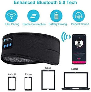 SoundSleeve™ Bluetooth V5.0 Music Headband – Sleep, Sport & Sound in One Smart Wrap!