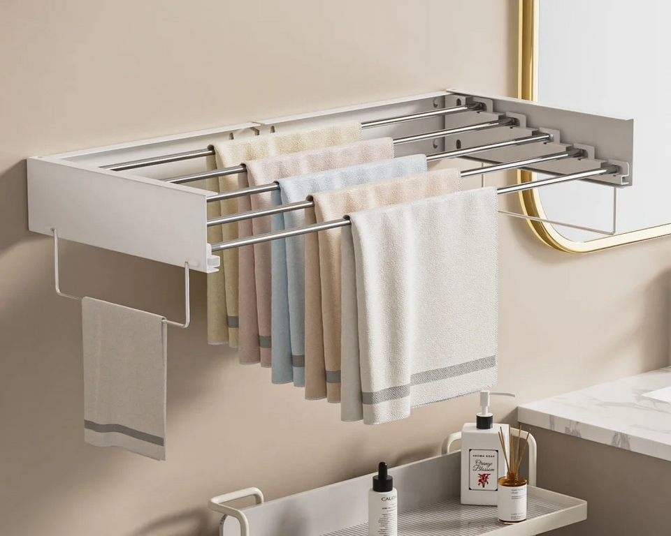 Indoor Folding Clothes Hanger – Space-Saving Drying & Storage Rack
