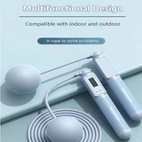 Smart Cordless Skipping Rope with Digital Counter – Tangle-Free Fitness Jump Rope for Home & Gym