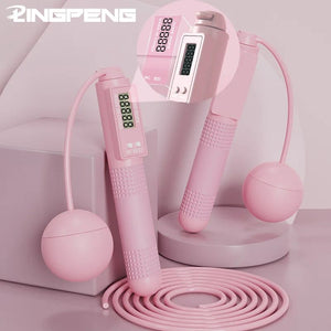 Smart Cordless Skipping Rope with Digital Counter – Tangle-Free Fitness Jump Rope for Home & Gym