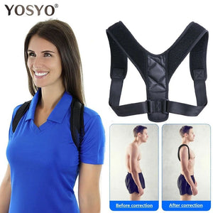 Posture Corrector Therapy Shoulder Belt – Back & Spine Support Brace for Pain Relief & Alignment