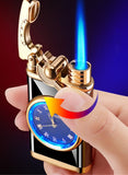 🔥HOT SALE🔥- Luxury Windproof Watch Lighter – Adjustable Flame, Refillable Butane, Premium Gift for Men (UAE Delivery)