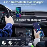 4 in 1 Retractable Charger