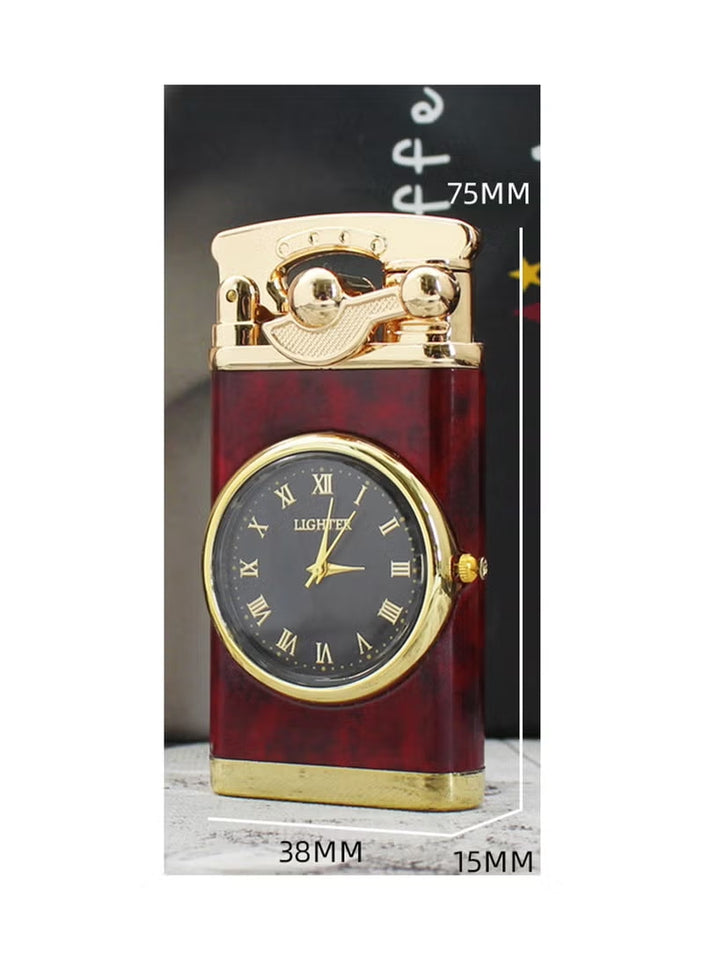 🔥HOT SALE🔥- Luxury Windproof Watch Lighter – Adjustable Flame, Refillable Butane, Premium Gift for Men (UAE Delivery)