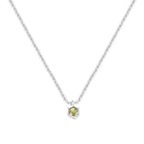 Silver Plated Sparkling Necklace For Women Lvzuan Light Luxury Minority Design