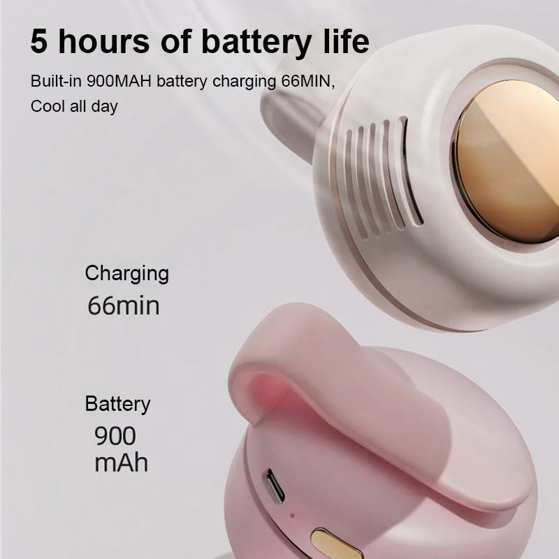 🎁Hot Sale 50% OFF⏳Small Whirlwind Clip Waist Neck Fan