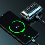 9D HiFi Stereo Wireless Blueteeth in-Ear Earphone, LED Display & Waterproof