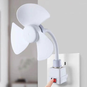 Portable Silent Fan with One-button Switch Base